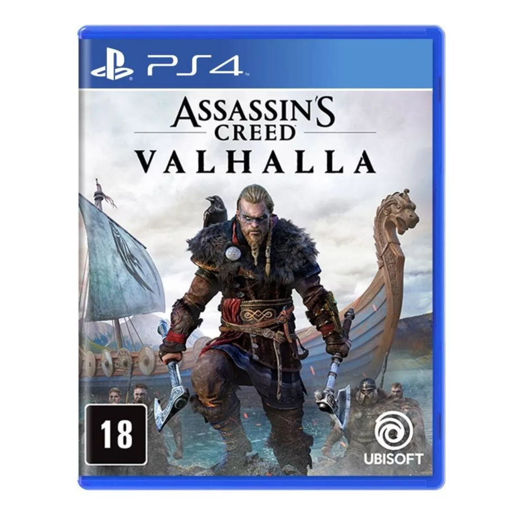 Jogo Assassins Creed Valhalla |Usado|Ps4 M.Fisica