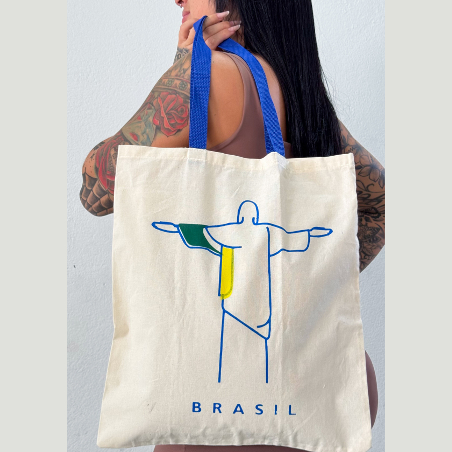 Ecobag Brasil sacola ecológica,escola,faculdade, curso,personalizado,brinde,praia,moda,brinde,presente,trabalho