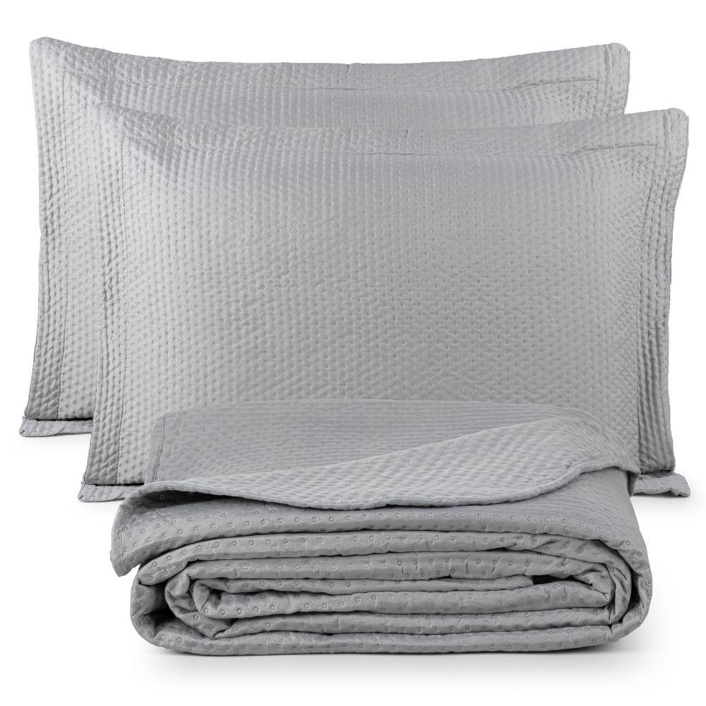 Colcha Cobre Leito Queen 3 Peças Dupla Face Siena Matelado - Home & Living