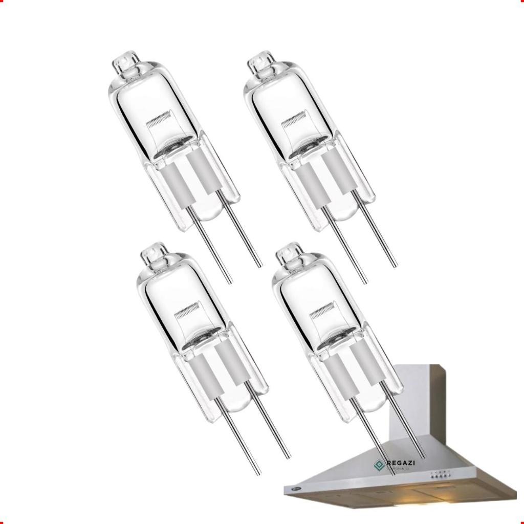 Kit 4 Lâmpadas Coifa Fischer Cadence Tramontina 12v 20w G4