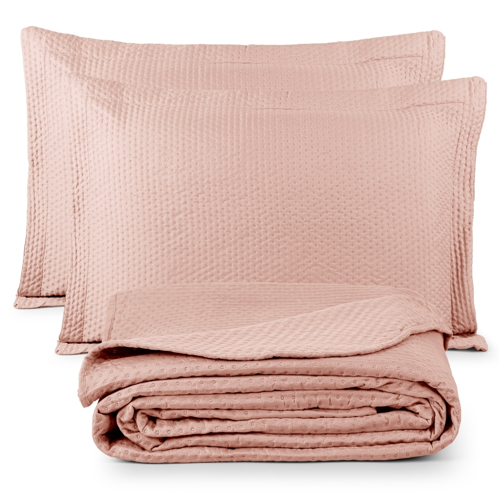 Colcha Cobre Leito King 3 Peças Dupla Face Siena Matelado - Home & Living