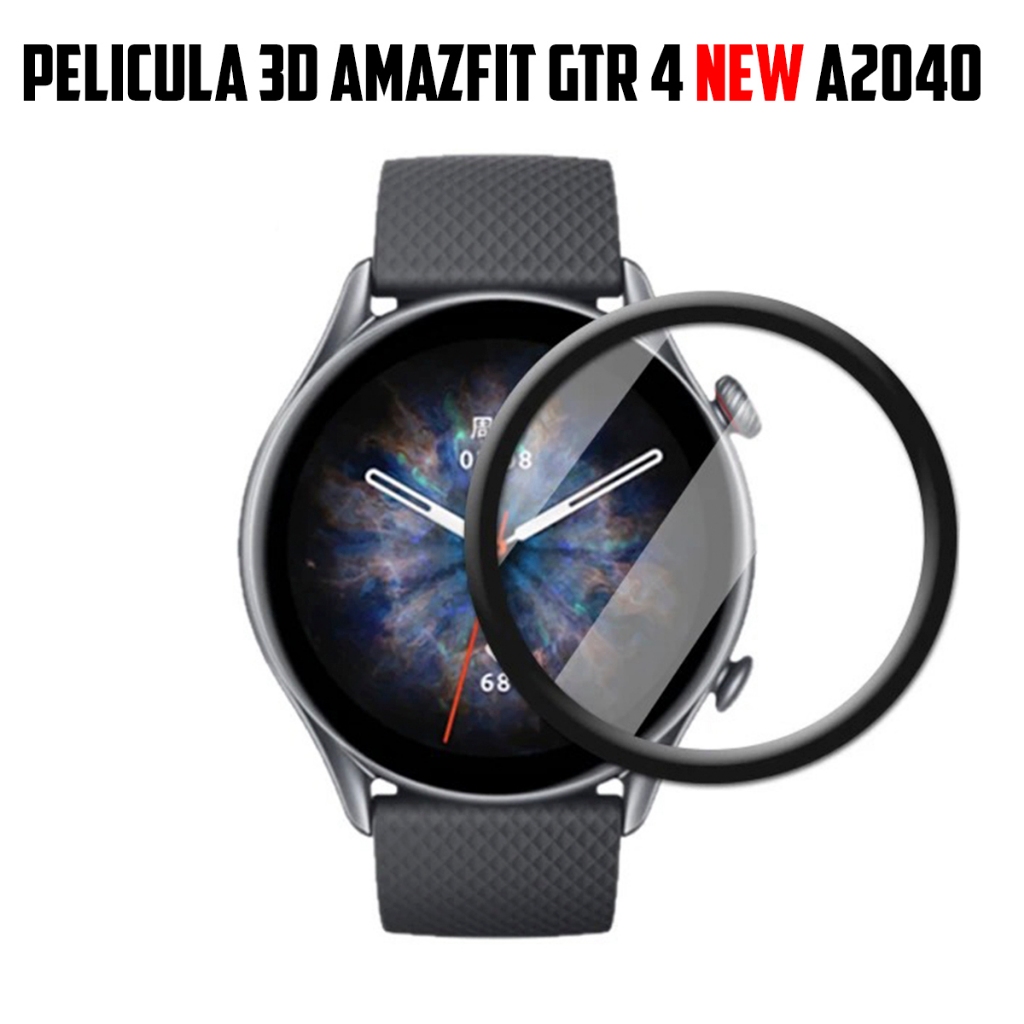 Pelicula 3D de Proteção Para smartwatch Amazfit GTR 4 NEW A2040 TPU Protetora