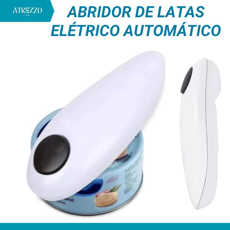 Abridor De Latas Elétricos Bordas Suaves Abridor Automático Para Cozinha De Casa