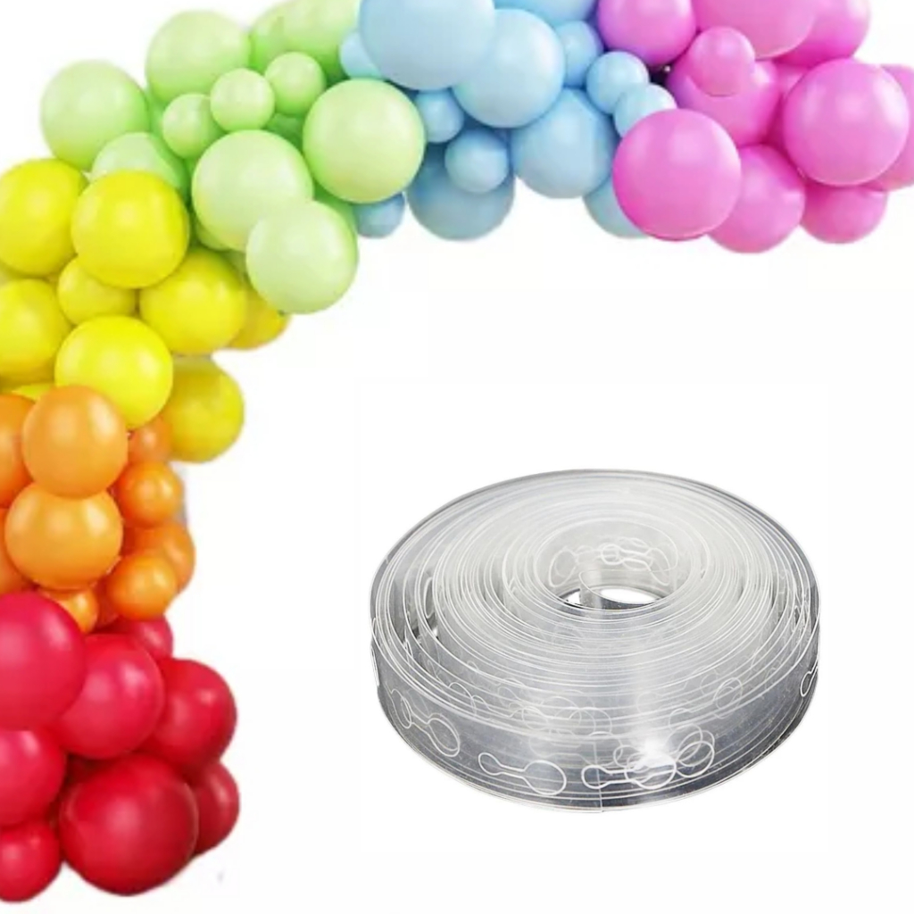 Fita para Arco de Bexiga 5 metros para decoração de festa em Oferta na Shopee
