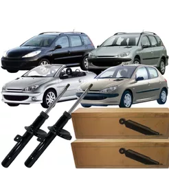 Par Amortecedor Dianteiro Monroe Peugeot 206 207
