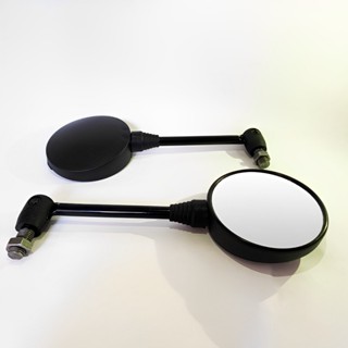 Retrovisor Mini Redondo Articulado Padrão Honda Uni.preto em Oferta na Shopee