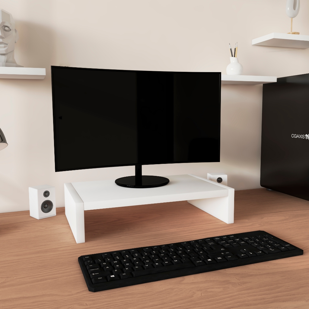 Suporte para Monitor MDF 33x20 cm - Mesa EAD Home Office Organização