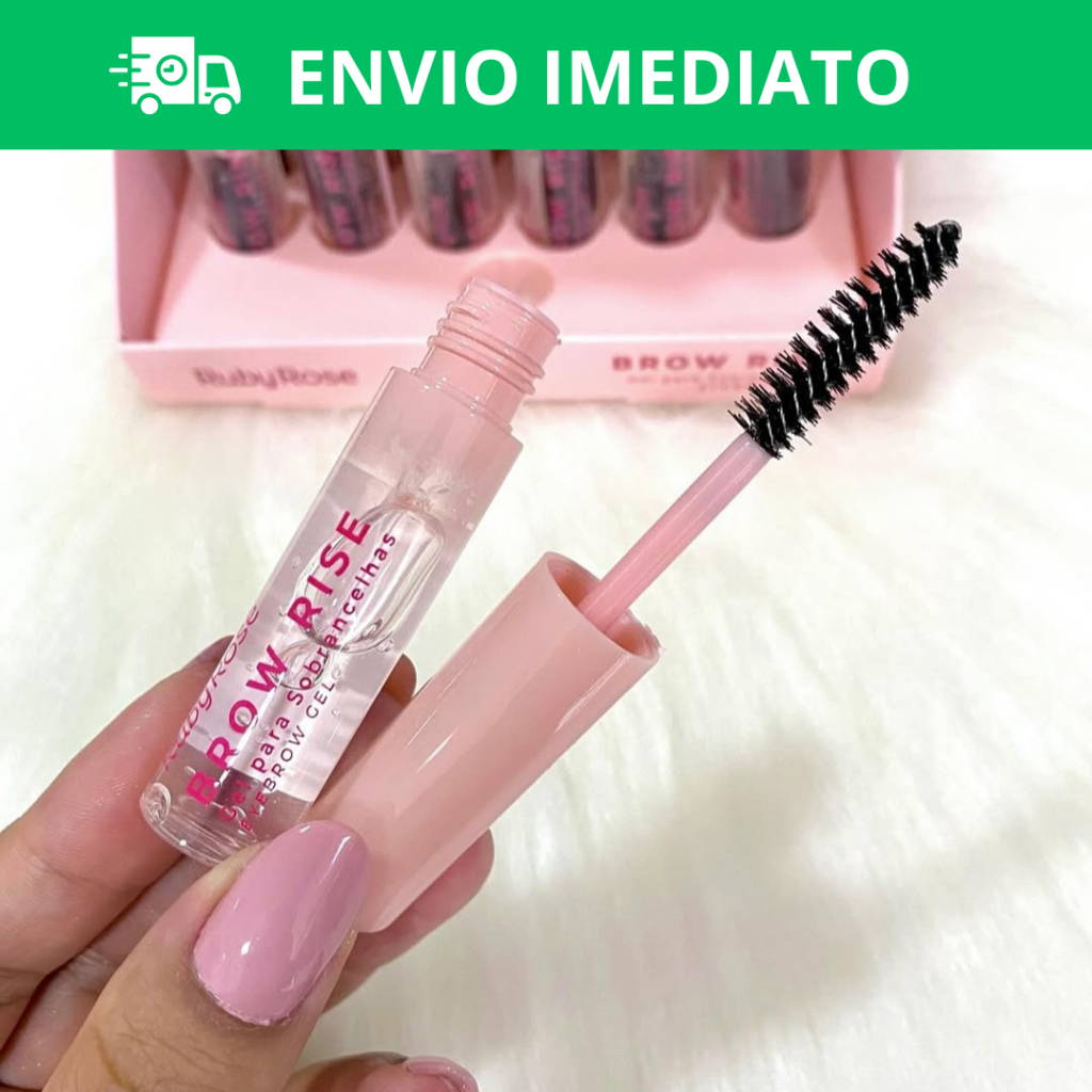 Gel para Sobrancelha Brow Rise Lançamento Linha Rosa Ruby Rose