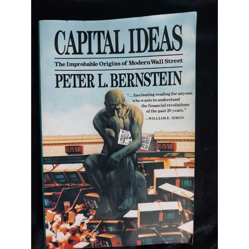 Livro Capital Ideas inglês The Improbable Origins of Modern Wall Street Livros usados 1992 Livros