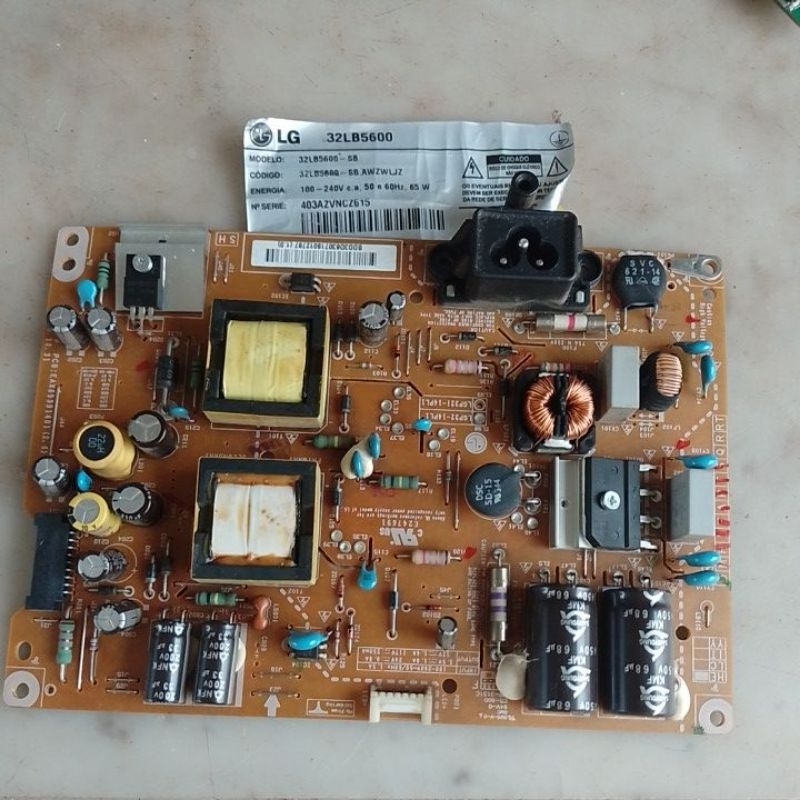 placa fonte tv LG 32LB5600 leiam descriçao