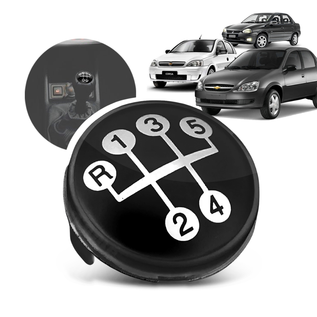Emblema Bola Cambio Manopla Corsa Classic Wind  Maxx Joy Todos os Anos
