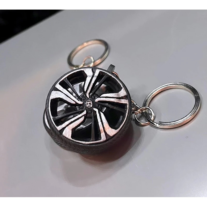 Chaveirinho Personalizado Replica de Roda c/ Pneu - 15 Unidades