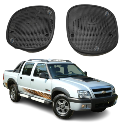 Par Tela Alto Falante Painel Churrasqueira Blazer S10