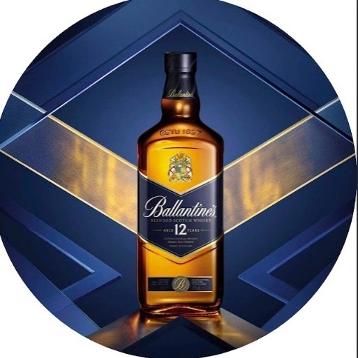 CAPA PARA PAINEL SUBLIMADO DE FESTA DECORATIVO - TEMA BALLANTINES (REDONDO)