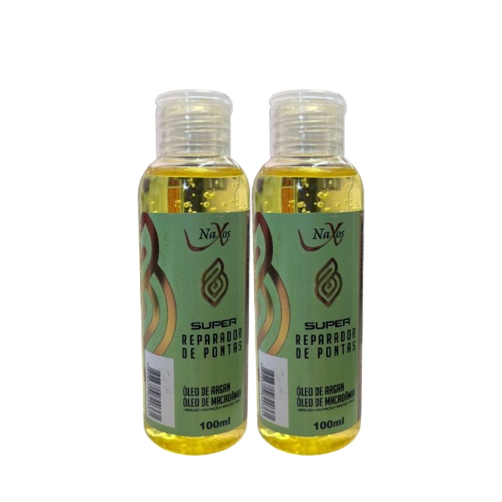2x Reparador De Pontas Argan 100ml - Naxos em Oferta na Shopee