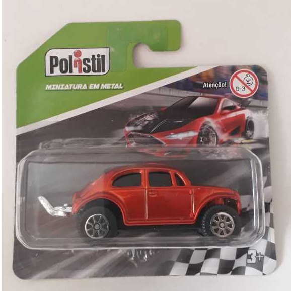 Volkswagen Fusca Baja Bug - Vermelho - 1/64 - Polistil - Maisto - 2024 - Miniatura