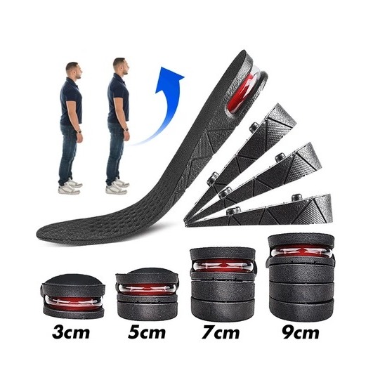 Palmilha Elevada Anti-impacto Salto Almofada Aumento de Altura de 3CM à 5CM MT021 MT020 (6) MT089 (F5)