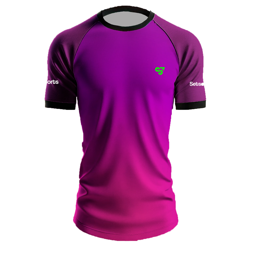 Camisa Camiseta Esportiva Setseven Dry Fit Uv50 Rosa Ativa