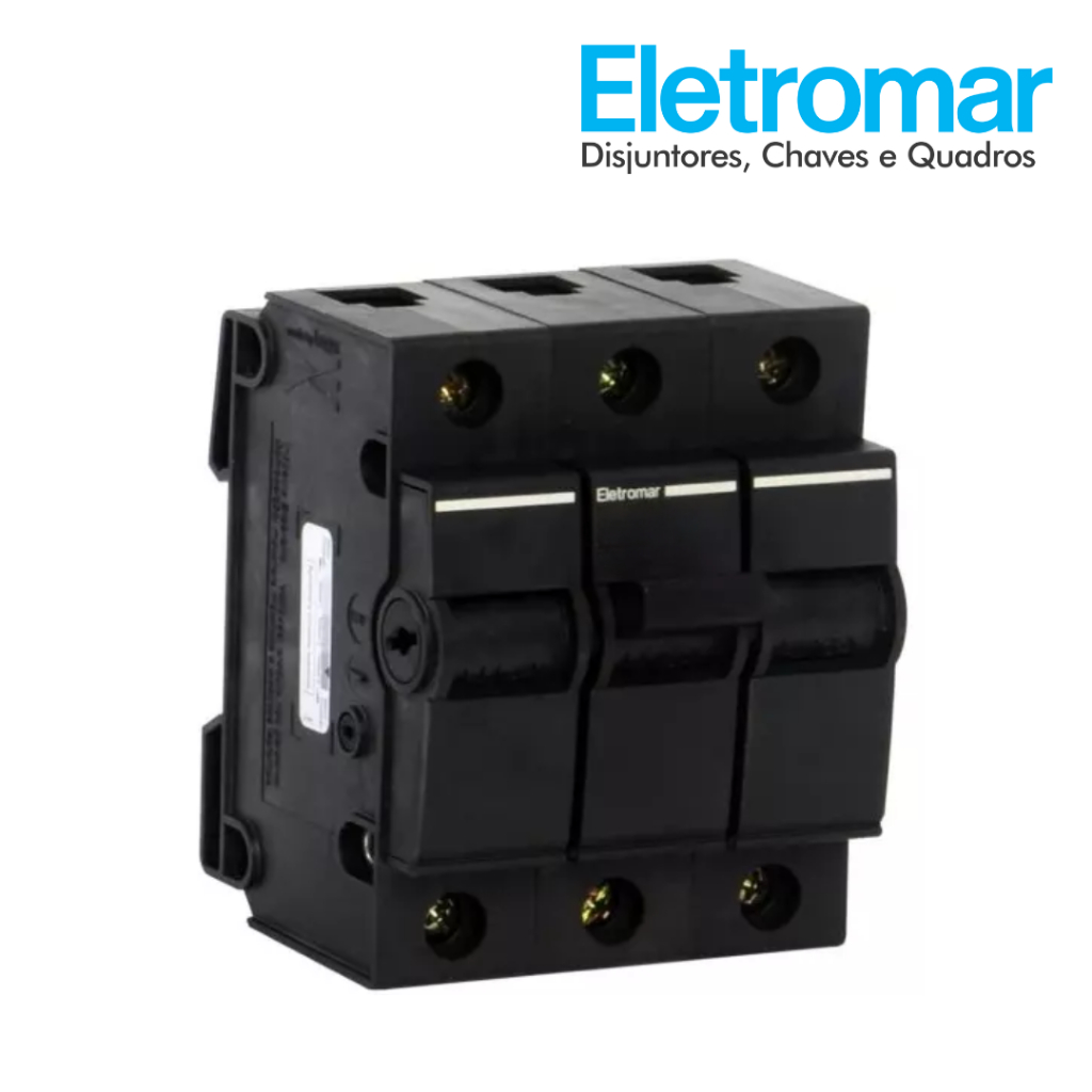 Disjuntor Nema Tripolar Trifásico 40A 380V DQE3040 Eletromar