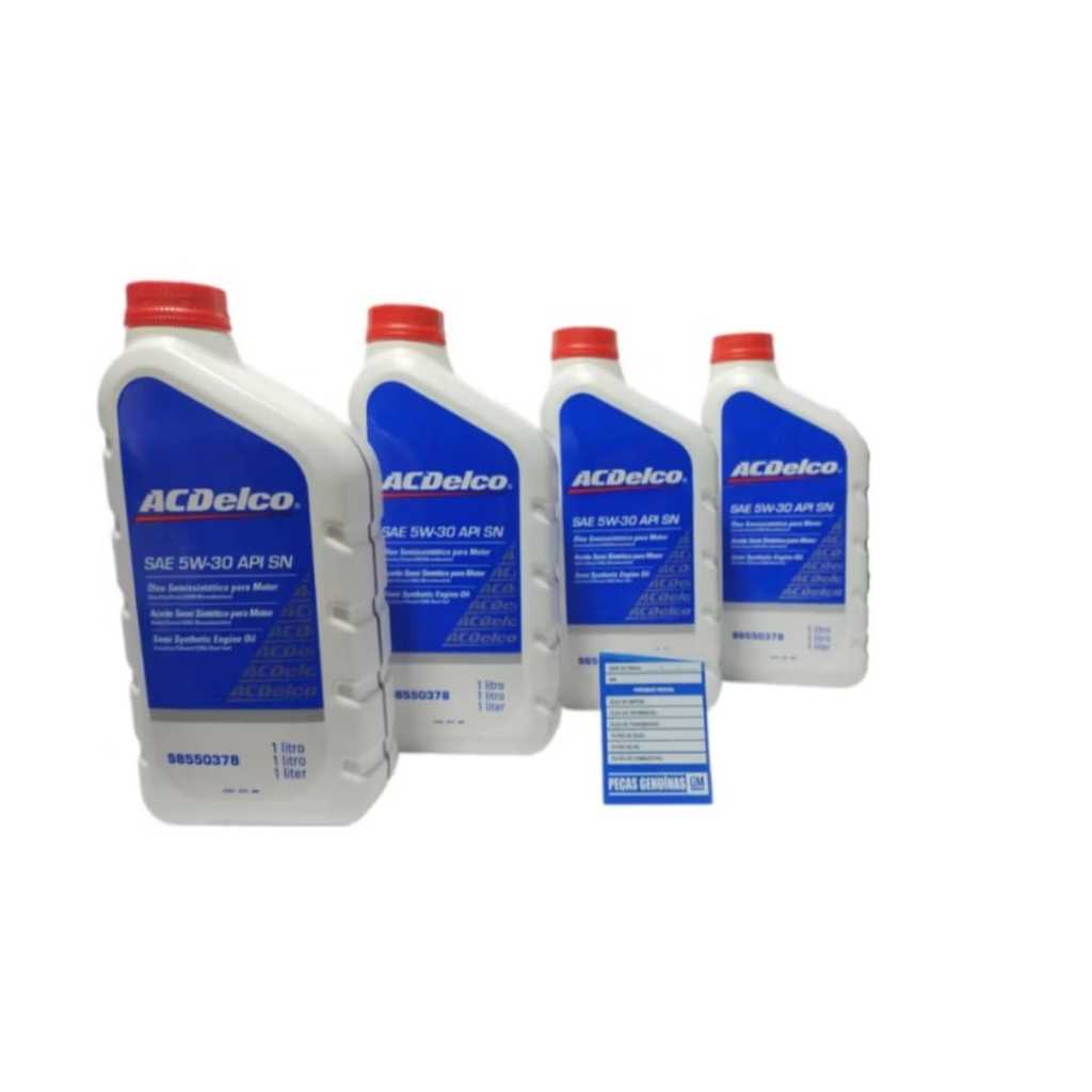 Óleo 5w30 Semi-Sintético 4 Litros Acdelco Original GM 98550378 Corsa Prisma Celta Montana em Oferta na Shopee