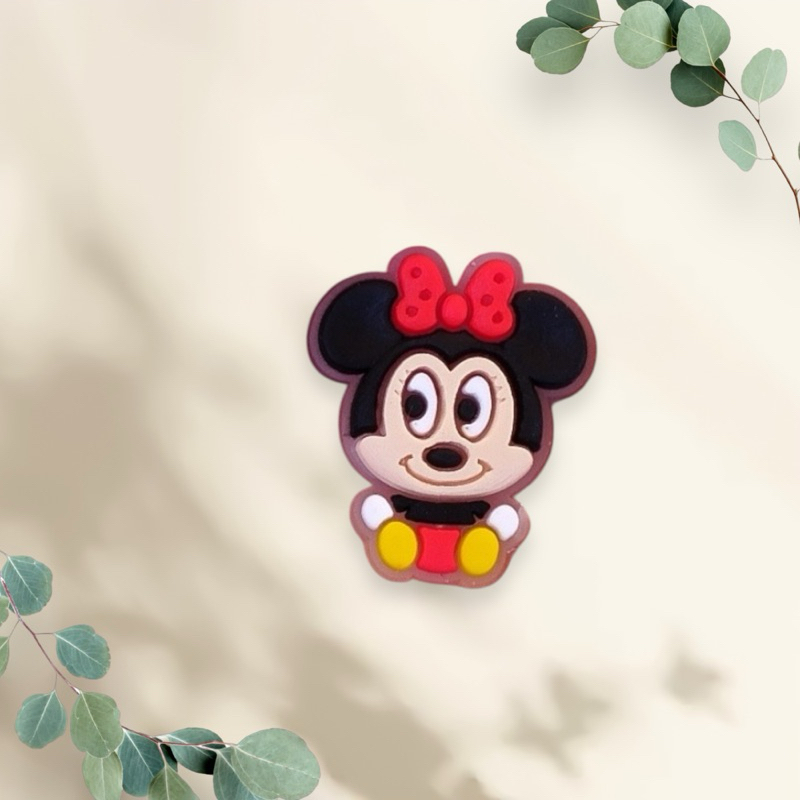 Charm Pin Babuche Fofo Mini Minnie 1und