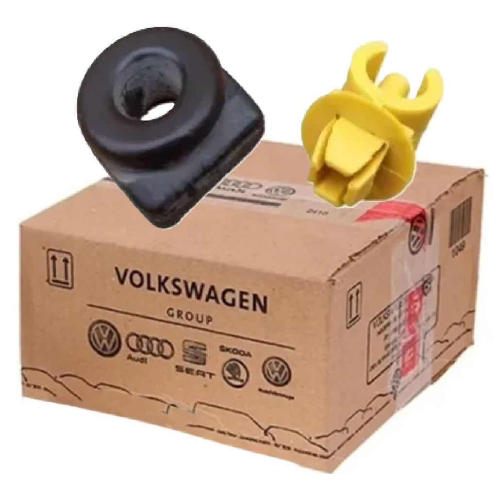 Kit Grampo e Bucha Vareta Capô VW Gol Fox Saveiro Santana Original 3278233971