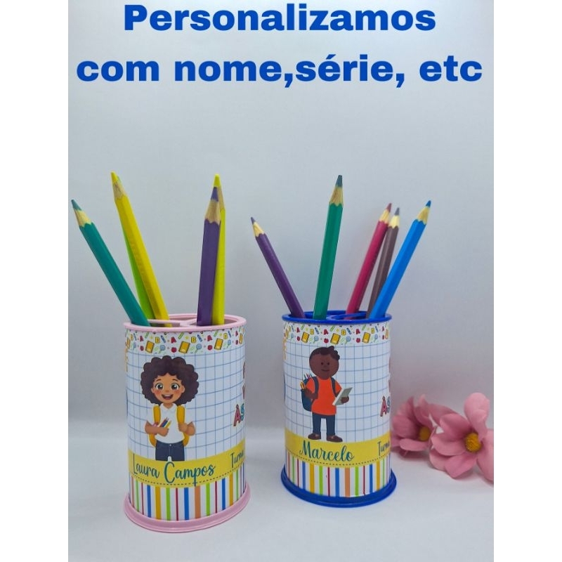 Porta lápis personalizados- Cofrinhos- Lembrancinhas Personalizadas - Volta as aulas- Abc-Infantil- Cofrinhos- Formatura