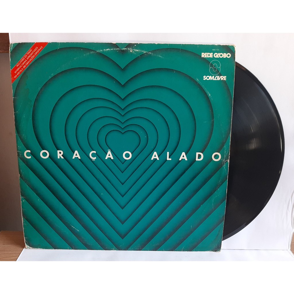 Lp Coracao Alado Internacional / Disco de Vinil