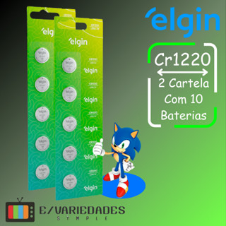 ELGIN Bateria CR1616 2Cartela com 10Unidades em Oferta na Shopee