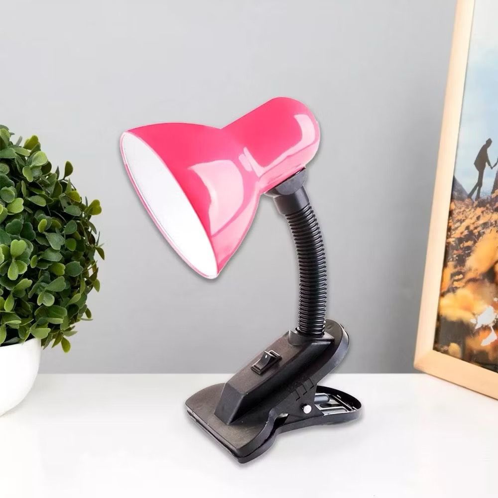 Luminaria De Mesa Com Garra Presilha Bivolt Leitura Estante Quarto Maquiagem Manicure Profissional