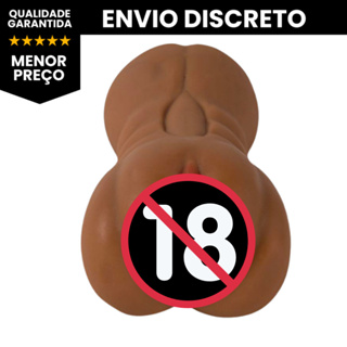 Masturbador Masculino Vagina Cyberskin Imita Pele Humana Brown-MV em Oferta na Shopee