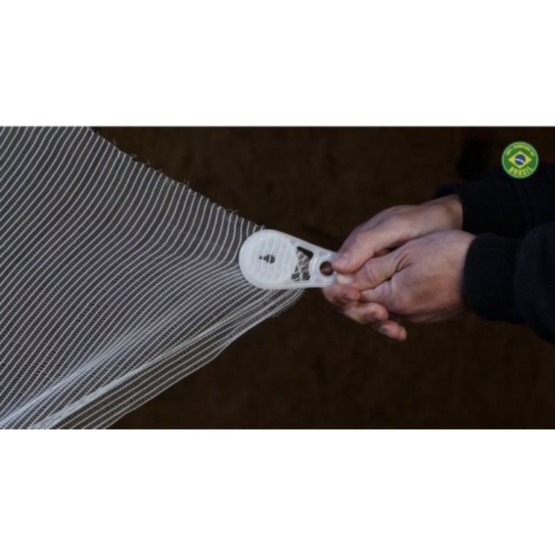 ESTICADOR E PRENDEDOR DE LONAS, PLÁSTICOS, TECIDOS E TELAS -- MAX CLIP KIT COM 4 UNIDADES