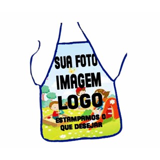 Avental Infantil Sem Bolso Personalizado em Oferta na Shopee