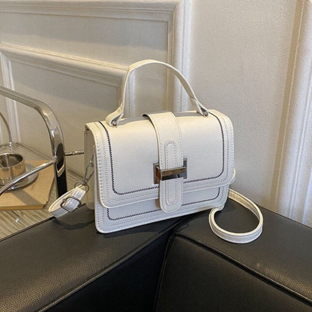 bolsa feminina transversal quadrado ombro  portátil crossbody passeio[1007] em Oferta na Shopee