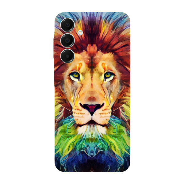 Capinha para Samsung A16 Anti Impacto Personalizada - Leão Aquarela