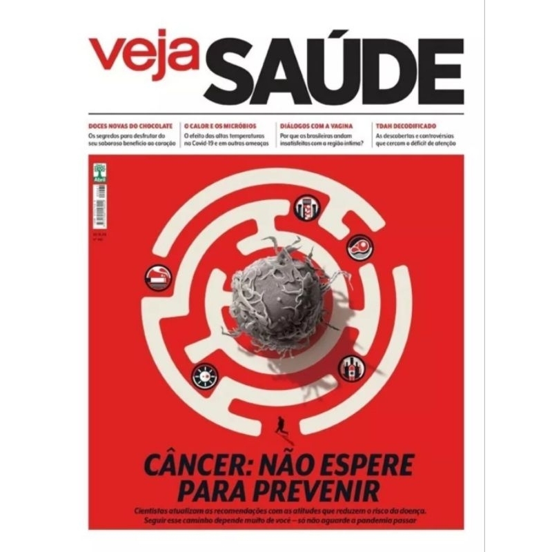 Revista Veja Saúde N° 461 - Novembro 2020 - Editora Abril - Câncer: Não Espere Para Prevenir