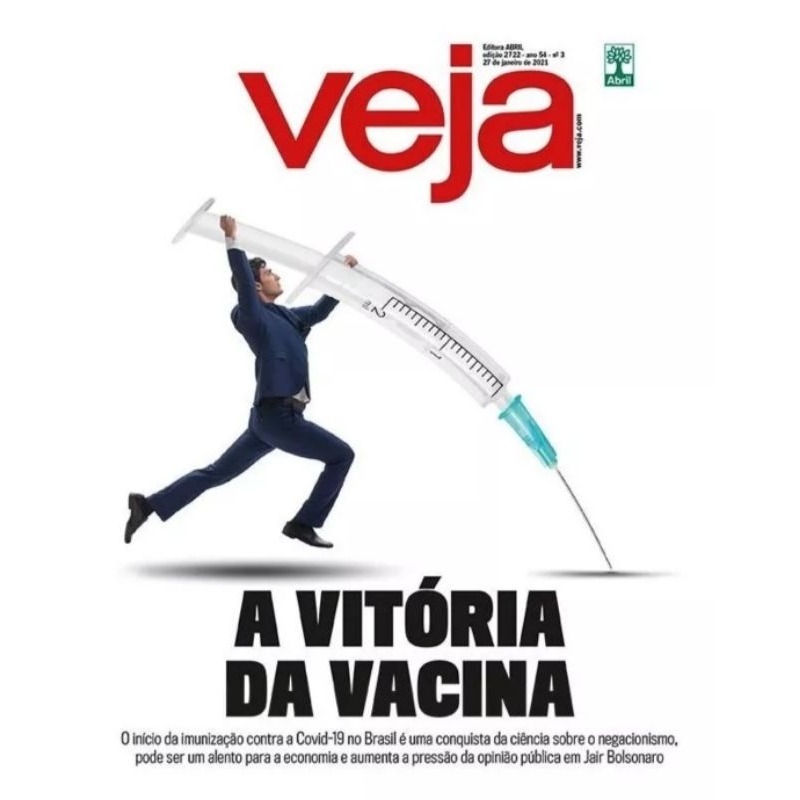 Revista Veja + Veja São Paulo n° 2722 - 27 Janeiro 2021 - Editora Abril - Covid-19: A Vitória da Vacina