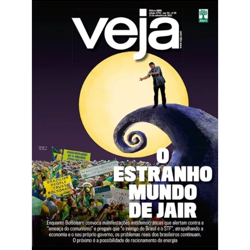 Revista Veja + Veja São Paulo n° 2755 - 15 Setembro 2021 - Editora Abril -  O Estranho Mundo de Jair Bolsonaro
