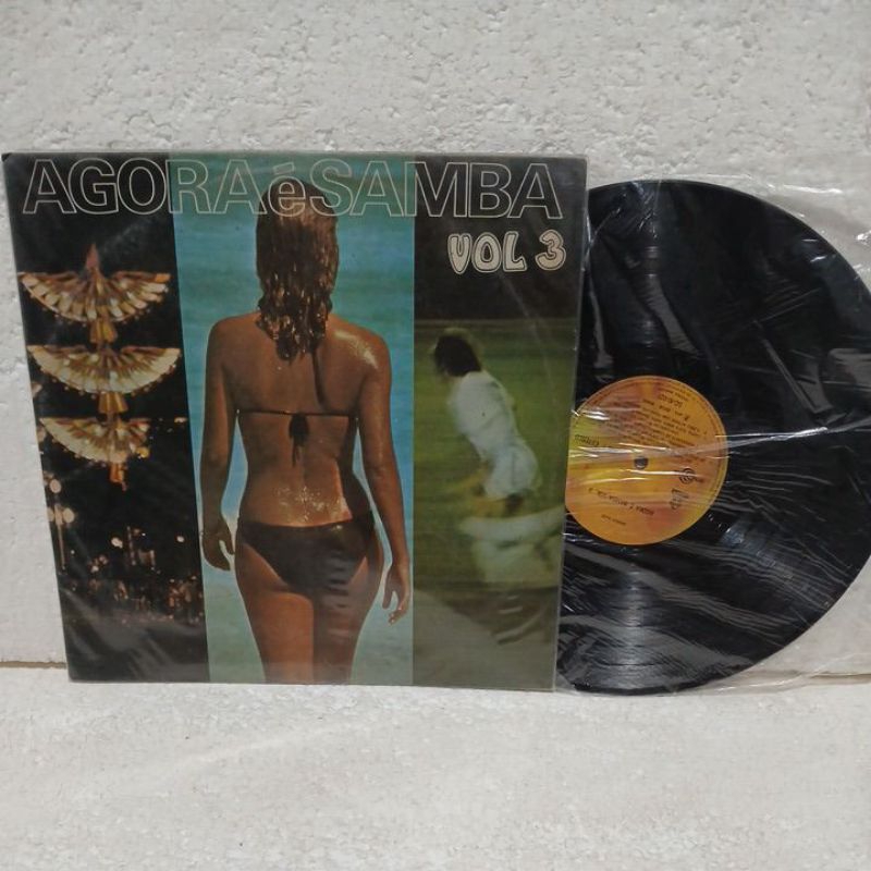 lp agora é samba vol 3 - vários  - disco de vinil