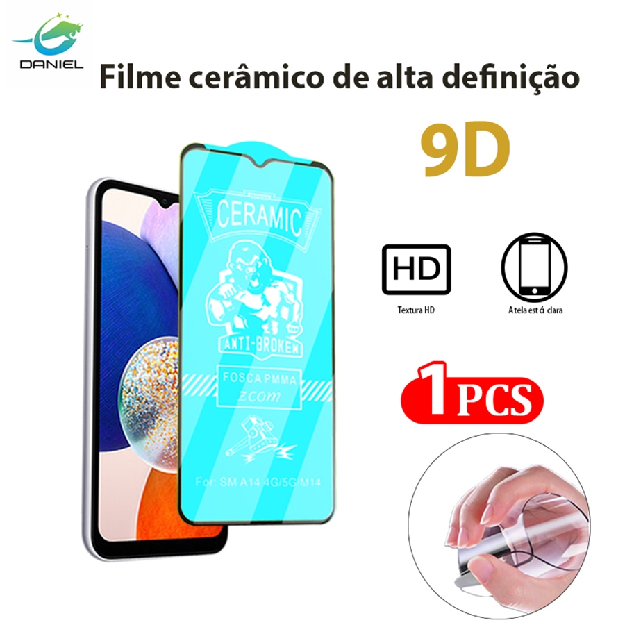 Película Kit 1 Premium Cerâmic HD Samsung A50 A51 A52 A52S A53 A54 5G A71 A73 Série Modelo À prova de explosão film