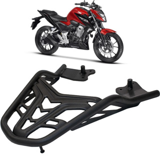 BAGAGEIRO SUPORTE CB 300 F TWISTER 2023 2024 2025 2026 REFORÇADO CB300F PRETO FOSCO em Oferta na Shopee