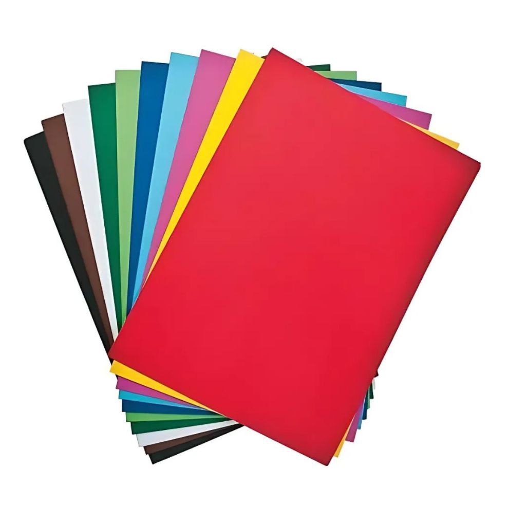 40 Folhas Papel Cartão Artesanato 48x66cm Fosco Papel Cartão Escolar Recorte Papel de Arte Material em Oferta na Shopee