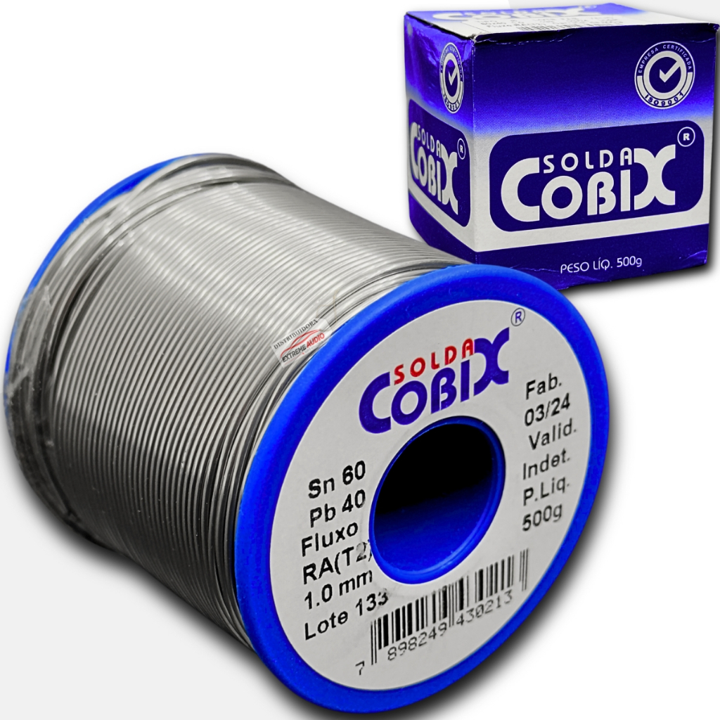 Solda Estranho Cobix 1Mm 60X40 500G Com Fluxo 110/220V em Oferta na Shopee