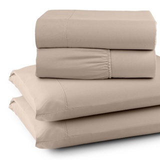 Jogo de Lençol Solteiro Casal Queen King 4 e 3 Peças Percal 300 Fios Life em Oferta na Shopee