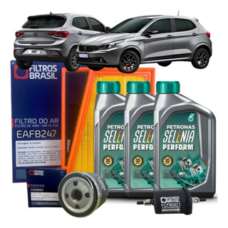 Kit Troca De Oleo Fiat Argo 1.0 Firefly 3cil 2017 5w30 em Oferta na Shopee