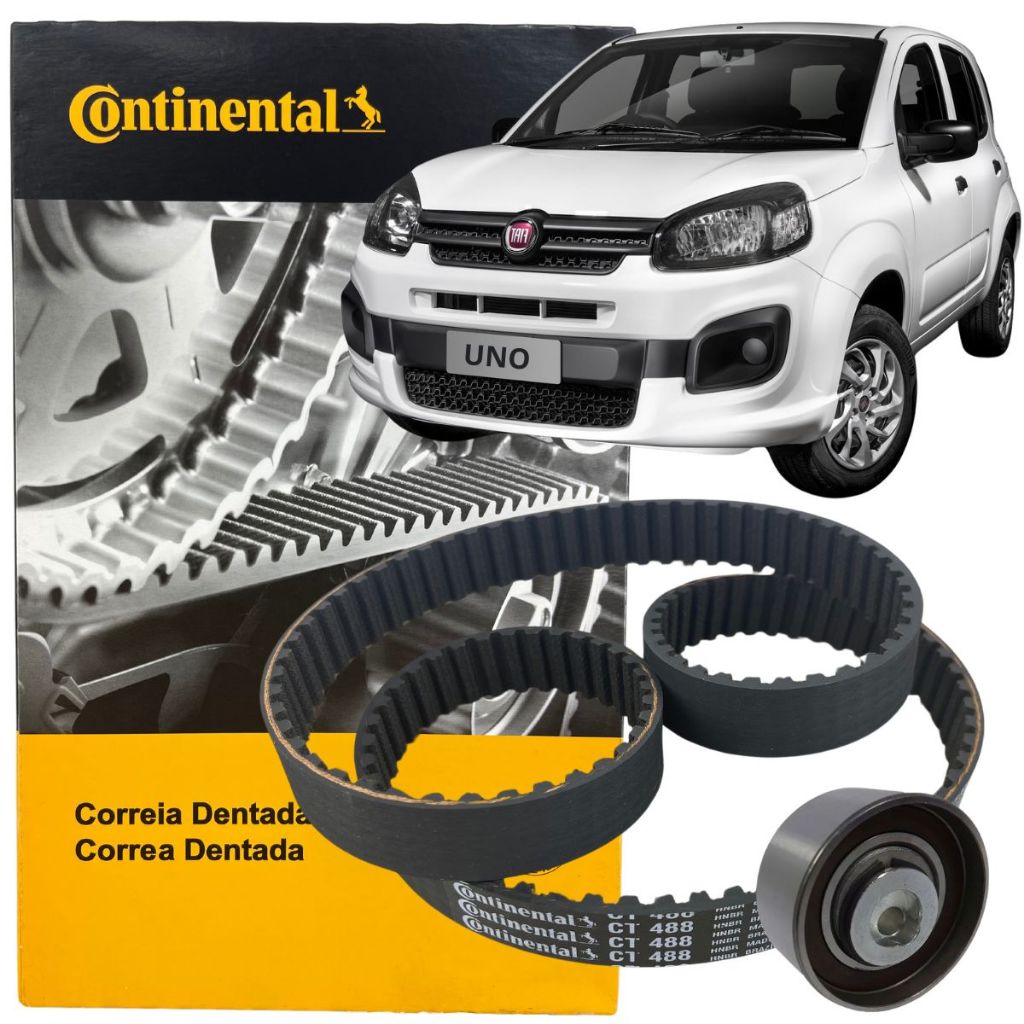 Kit Correia Dentada Tensor Uno Evo  2011 2012 2013 2015 2016 2017 2018 2019 2020 2021 2022 2023 2024 2025 2026 2027 Tdos