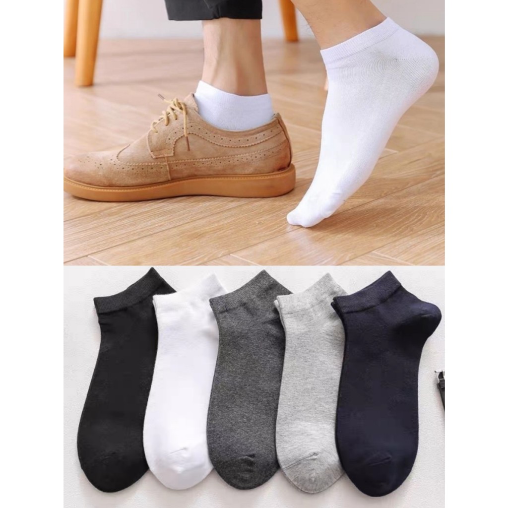 3/6/12 pares de meias masculinas variadas, meias casuais e versáteis tamanho 40-46 em Oferta na Shopee