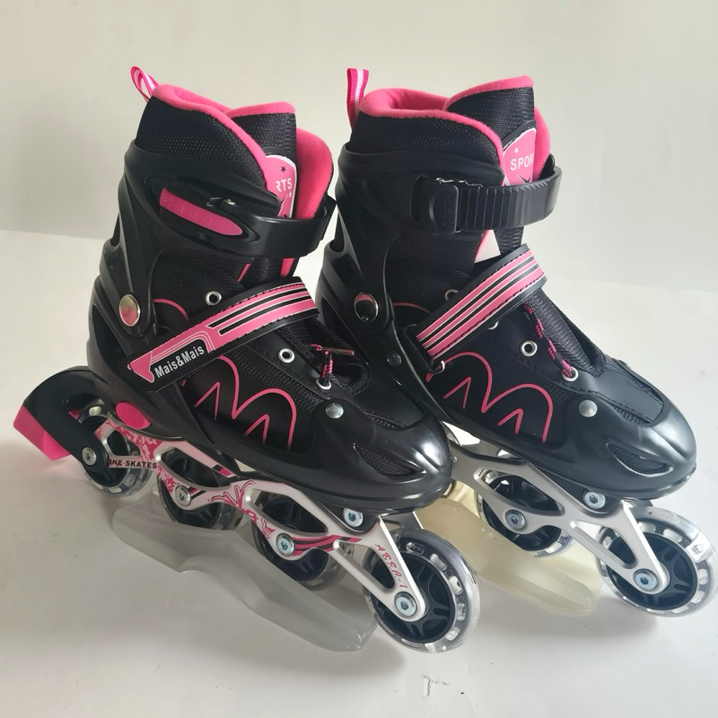 Patins Roller Inline Ajustável Com Luz De Led Várias Cores E Tamanhos PROMOÇÃO