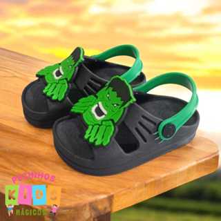 Sandália Papete Infantil Menino Hulk Juvenil Leve Confortável Antiderrapante Estiloso Lind em Oferta na Shopee