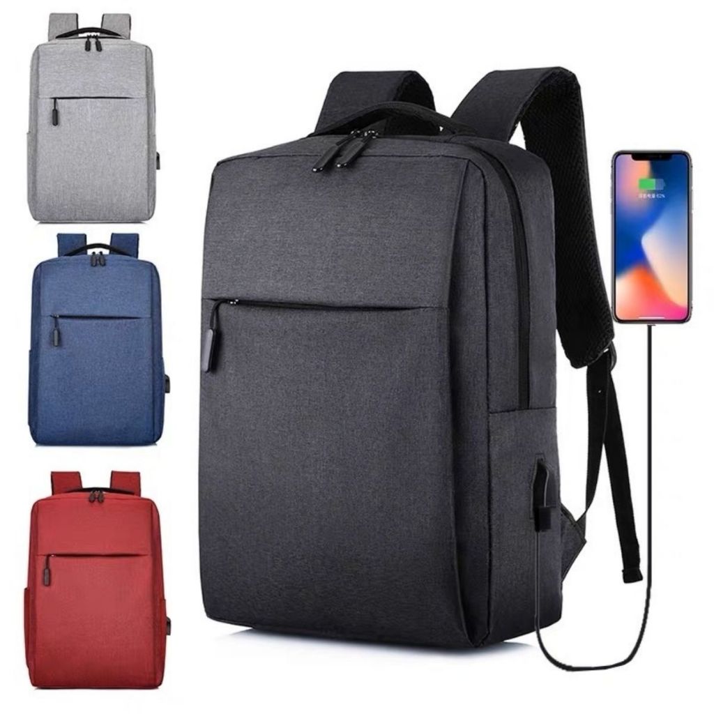 Mochila Anti-Furto masculina Para Notebook Moda 18l 15.6 Polegadas Fone de ouvido e USB